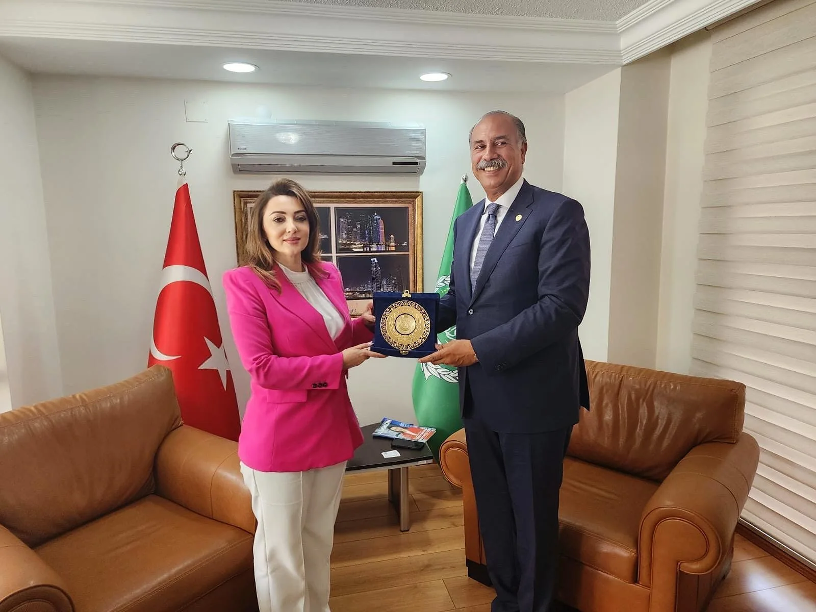 ULUSKON and the Arab League Embassy in Türkiye Held a Cooperation Meeting