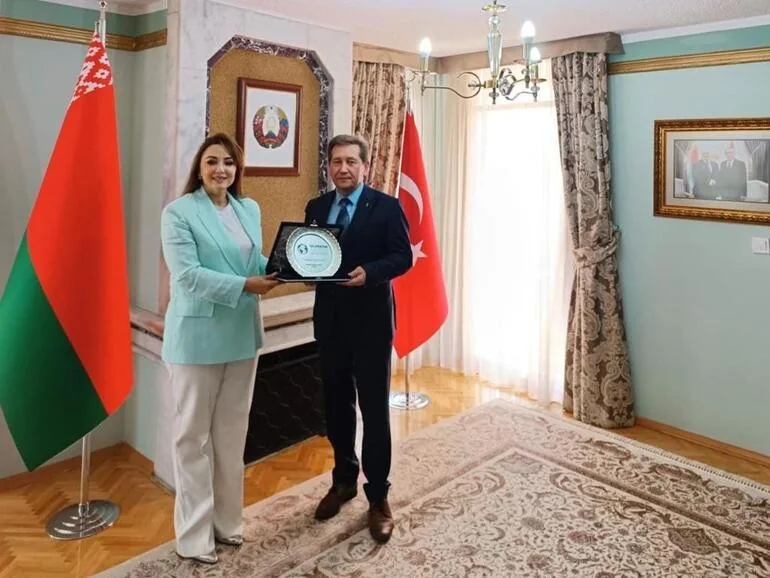 ULUSKON, Belarus Büyükelçiliği ile iş birliği toplantısı gerçekleştirdi