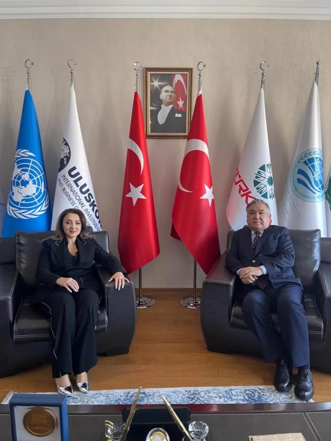 ULUSKON President Nezaket Atasoy Had an Important Meeting with the Uzbekistan Ambassador