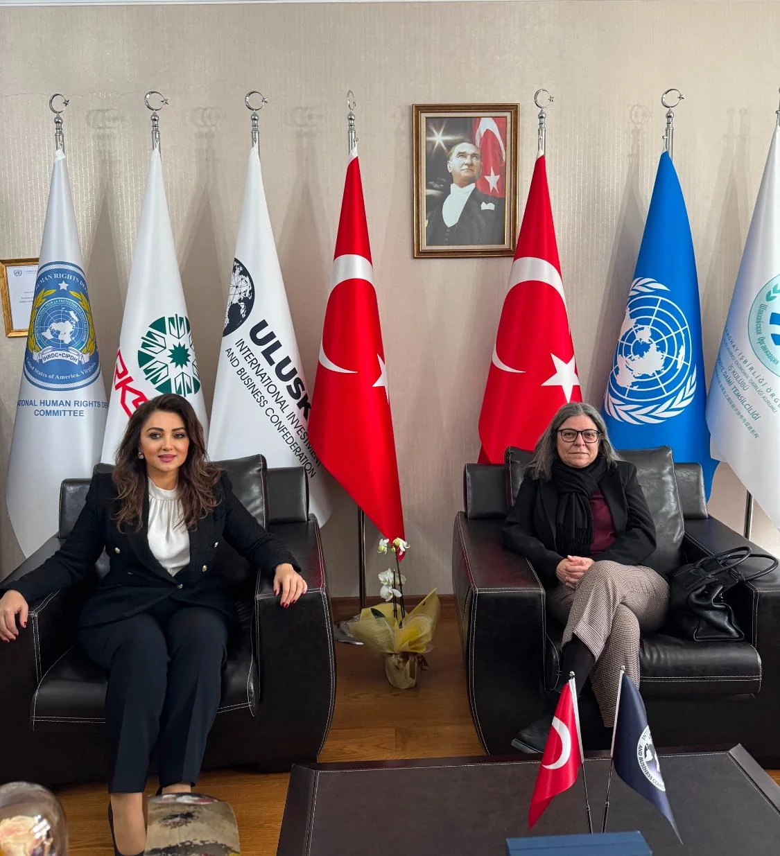 Portuguese Ambassador Vısıted Uluskon Presıdent Atasoy