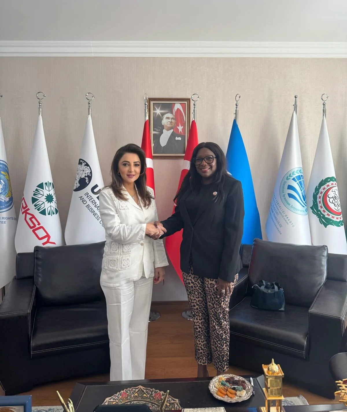 Presıdent Atasoy Welcomes Guınea Embassy