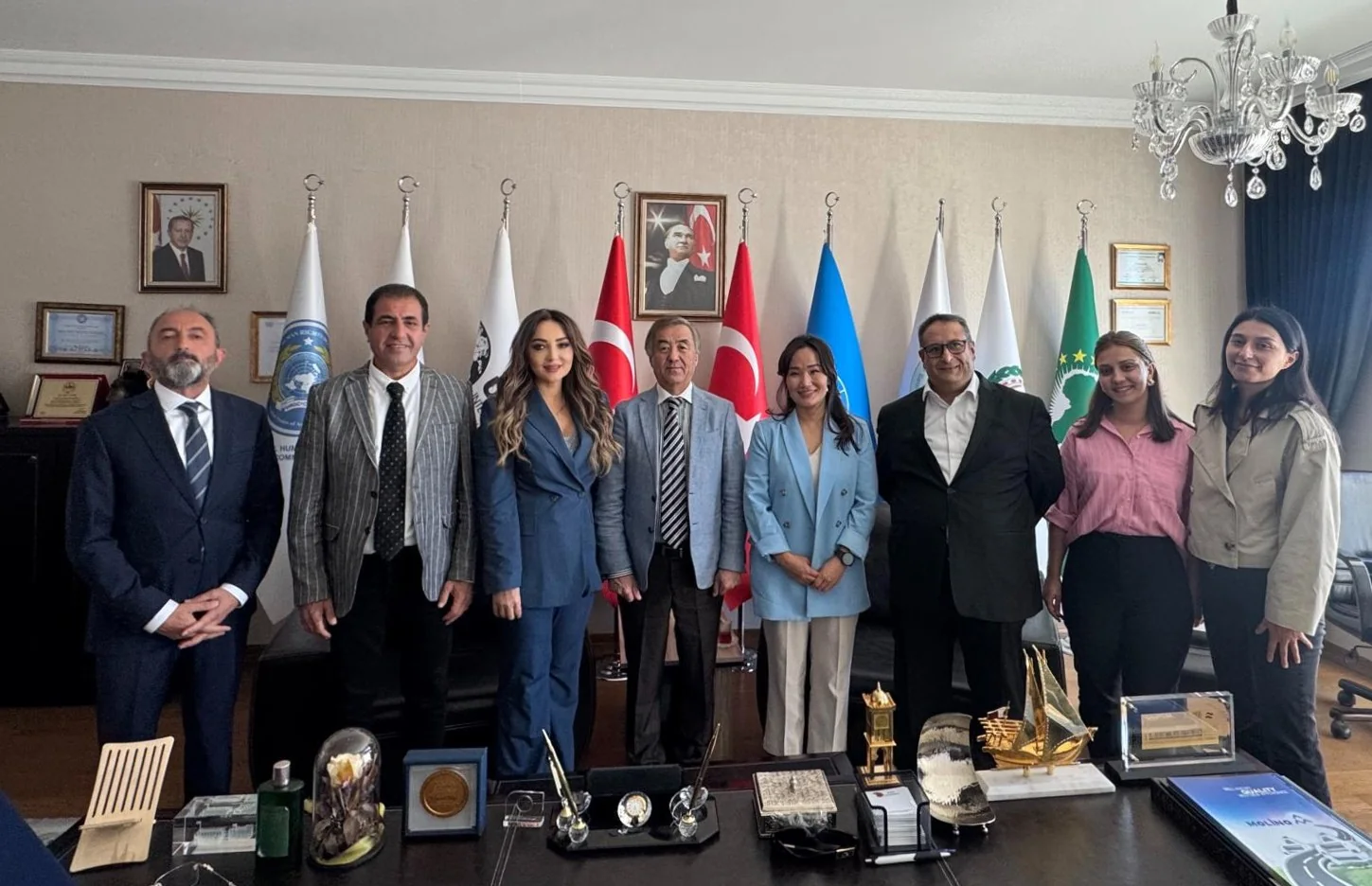 Presıdent Atasoy Welcomed the Ambassador of Mongolıa