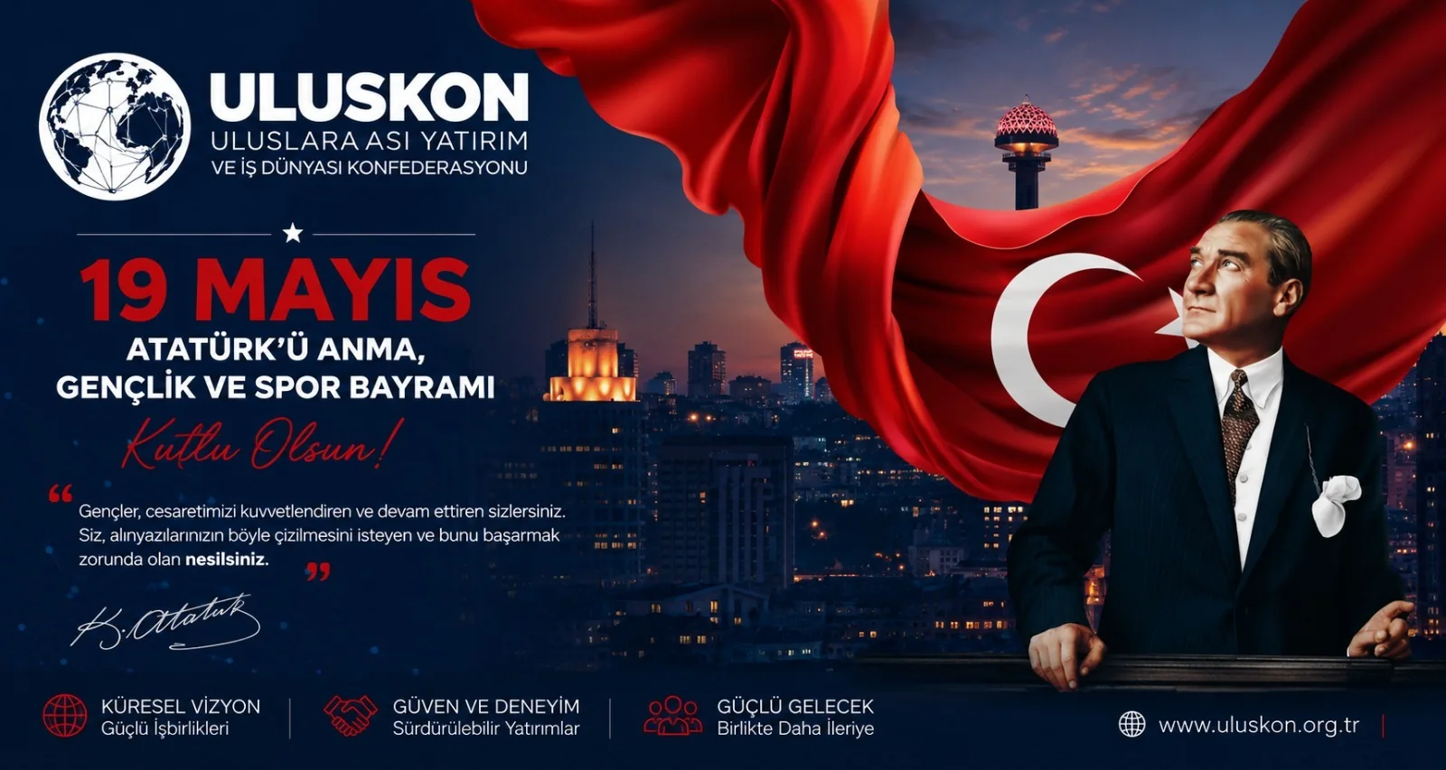 Başkan Atasoy'dan 19 Mayıs Mesajı