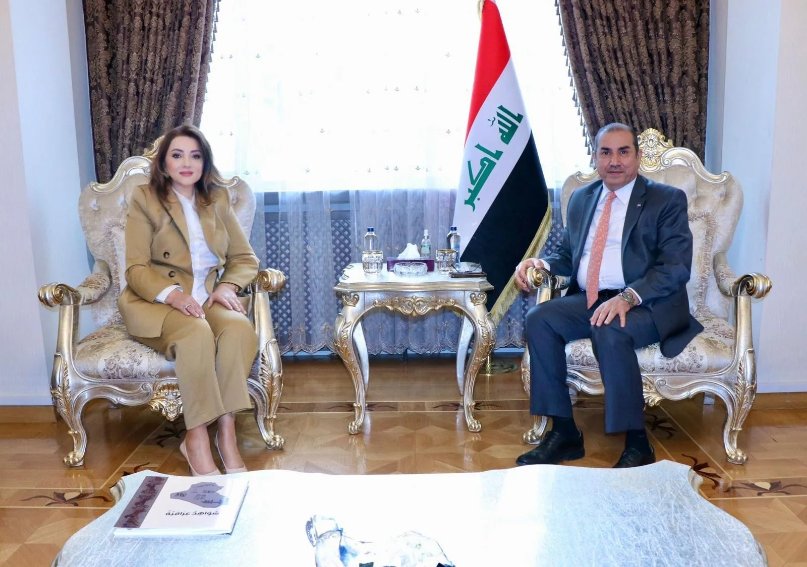 ULUSKON’dan Irak Büyükelçisi Majid Al-Lajwawi’ye Ziyaret