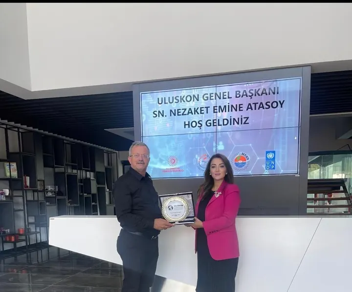 Uluskon Başkanı Nezaket Atasoy Mersin’de Ağırlandı