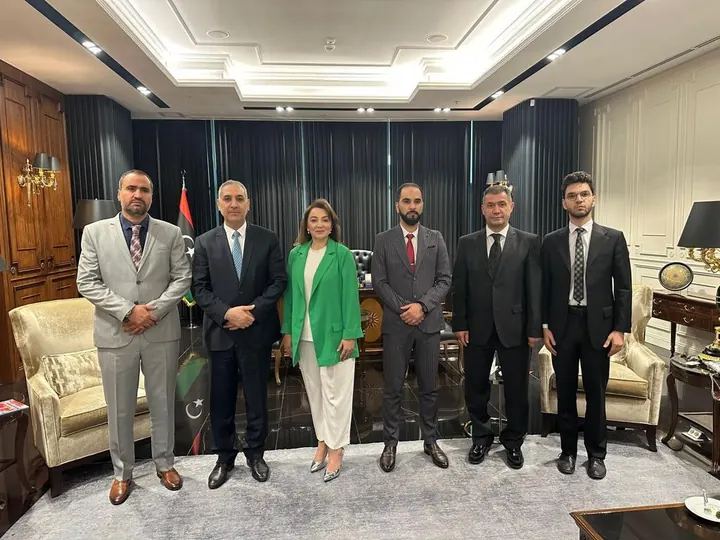 ULUSKON President Nezaket Emine Atasoy and Libyan Embassy Increase National Trade Potential with Cooperation Meeting.