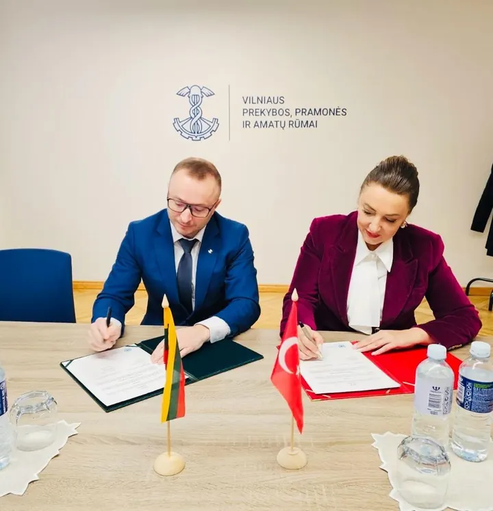 ULUSKON signed a cooperation protocol with Vilnius Chamber of Commerce in Lithuania