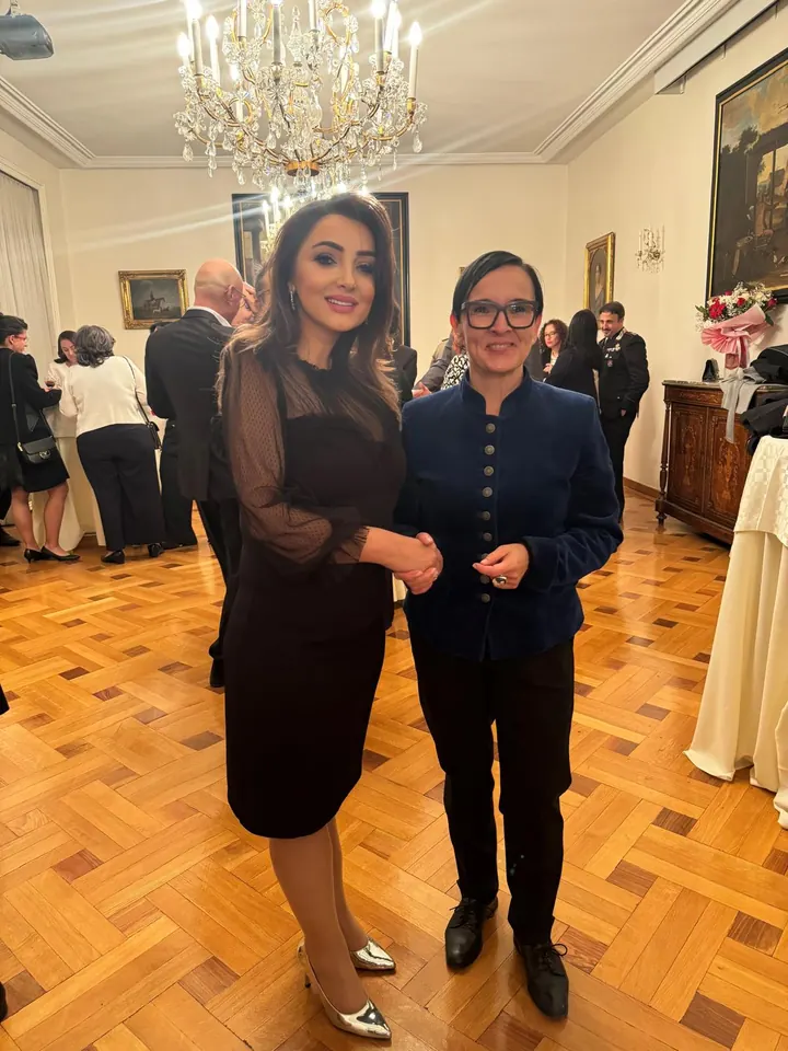 Nezaket Emine Atasoy, the President of the International Confederation of Investment and Business (ULUSKON) and a United Nations Goodwill Ambassador, participated in the celebration of Austria's National Day