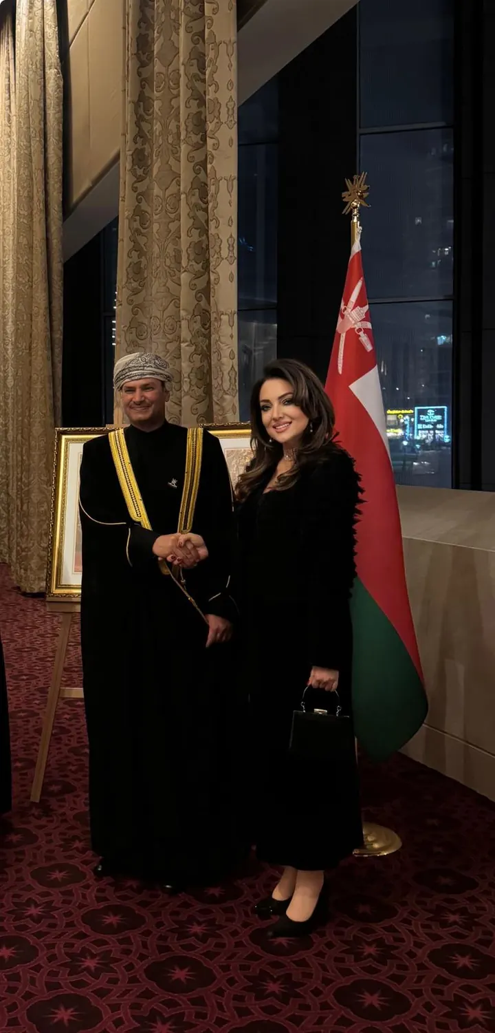 ULUSKON Genel Başkanı ve Birleşmiş Milletler İyi Niyet Elçisi Nezaket Emine Atasoy, Umman Sultanlığı’nın Milli Günü Kutlamasına katıldı
