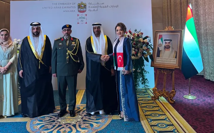 ULUSKON President Nezaket Emine Atasoy attended United Arab Emirates (UAE) National Day Reception