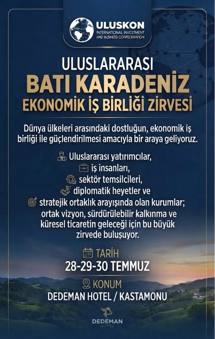 ULUSKON’dan Batı Karadeniz İçin Uluslararası Ekonomik Hamle