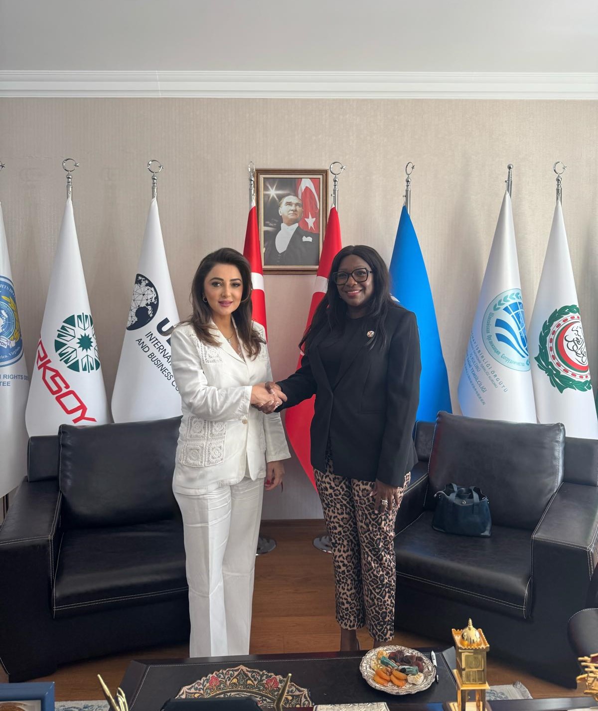 PRESIDENT ATASOY WELCOMES GUINEA EMBASSY